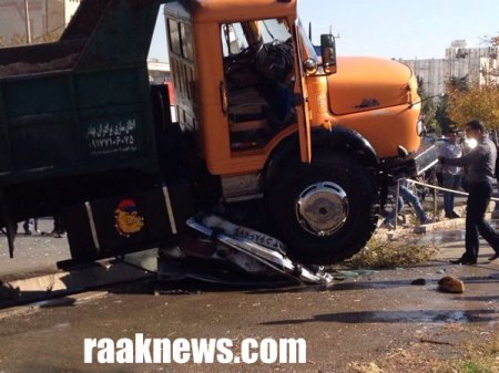 وحشتناک ترین تصادف خیابانی امسال در شیراز! +تصاویر