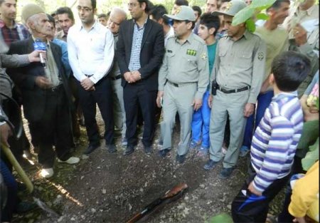 تفنگ میرشکار بویراحمدی پس از 65 سال زیر خاک دفن شد