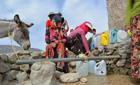 بحران آب در روستای "کره‌کان " ممسنی دراستان فارس +تصاویر