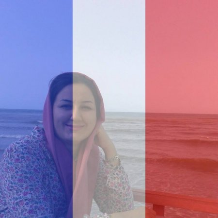 همدردی متفاوت این دخترخانم در شبکه های اجتماعی با مردم فرانسه +عکس