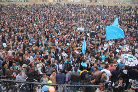 گزارش تصویری نطق انتخاباتی سید محمد موحد در ورزشگاه تختی دهدشت/ بخش اول