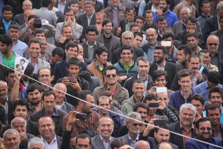 گزارش تصویری نطق انتخاباتی سید محمد موحد در ورزشگاه تختی دهدشت/ بخش اول