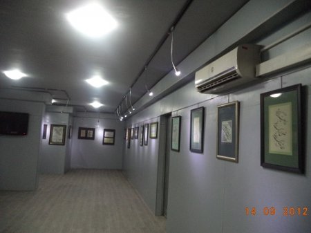 همزمان با هفته معلم: افتتاح نمایشگاه خوشنویسی قلم مهر در گچساران+تصاویر