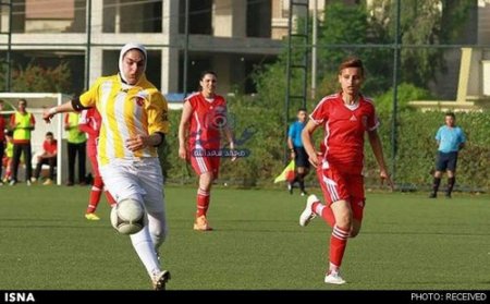 نخستین زن فوتبالیست ایران در لیگ عراق (+عکس) 
