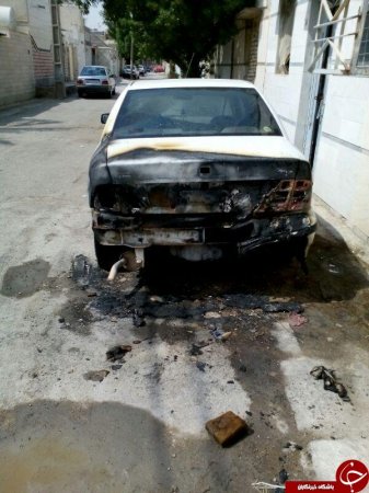 از چپ شدن خودرو مامور پلیس آبادان تا سریال آتش‌سوزی خودروها در آبادان/ چه کسی پشت این ماجراست + تصاویر