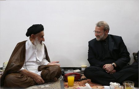 دیدار دکتر لاریجانی با حجت الاسلام والمسلمین میراحمد تقوی +گزارش تصویری