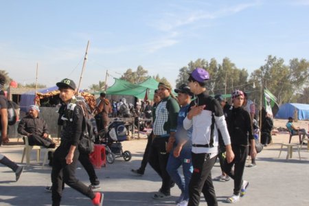 زائران کهگیلویه وبویراحمدی به پیاده روی اربعین درعراق پیوستند +تصاویر
