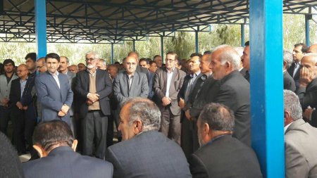مراسم تشییع مادر شهردار قلعه رئیسی با حضور مسئولان استانی وشهرستانی