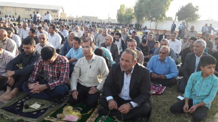 نماز عید سعید فطر در دهدشت برگزار شد+تصاویر