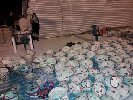 نمایشگاه صنایع دستی یاسوج را باد برد! /خوشحالی غرفه داران از این حادثه!!(+تصاویر)