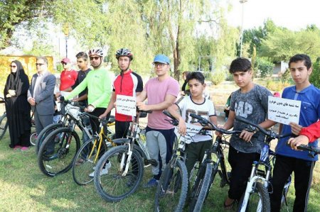 برگزاری آئین روز بدون خودرو در گچساران/فراهم آوردن زمینه دوچرخه سواری+تصاویر
