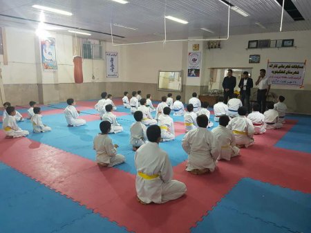 مسابقات قهرمانی کاراته در شهرستان کهگیلویه برگزار شد/تصاویر