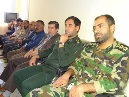 تجلیل از فرمانده سپاه کهگیلویه در شورای اداری دیشموک+(+تصاویر)