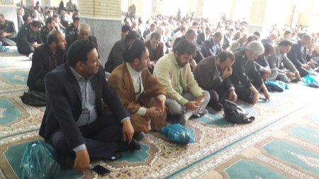 به مناسبت روز بسیج مستضعفین :  اجتماع بزرگ بسیجیان در مصلی امام خمینی ره شهر دهدشت/تصاویر