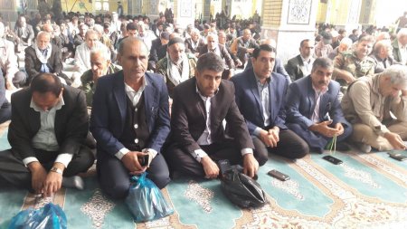 به مناسبت روز بسیج مستضعفین :  اجتماع بزرگ بسیجیان در مصلی امام خمینی ره شهر دهدشت/تصاویر