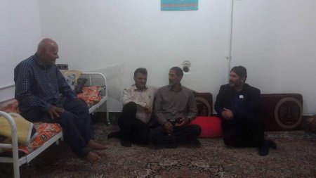 دیدار رئیس بنیاد شهید شهرستان کهگیلویه با خانواده شهدای ماه مبارک رمضان/تصاویر