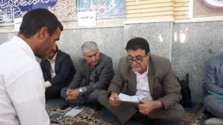 باحضور فرماندار کهگیلویه وشورای اداری؛ میز خدمت در نماز جمعه دهدشت برپا شد