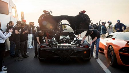 رکورد سرعت خودرو در جهان شکسته شد +تصاویر