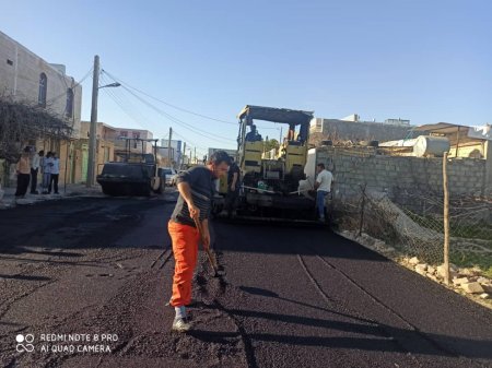 5هزار متر مربع از معابر دهدشت آسفالت شد/تصاویر