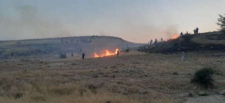 مانور مدیریت بحران و اتش سوزی در مراتع دهدشت/فرماندار کهگیلویه:اجرای مستمر مانور در راستای سنجش آمادگی نیروی‌ های عملیاتی و امدادی ضرورت دارد/تصاویر