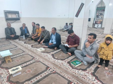 مراسم شب بیست سوم رمضان در مساجد قلعه رئیسی برگزار شد/تصاویر
